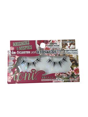 ioni 3D Faux Mink Lashes Comic Angel Cluster Whiskers Cat Eye